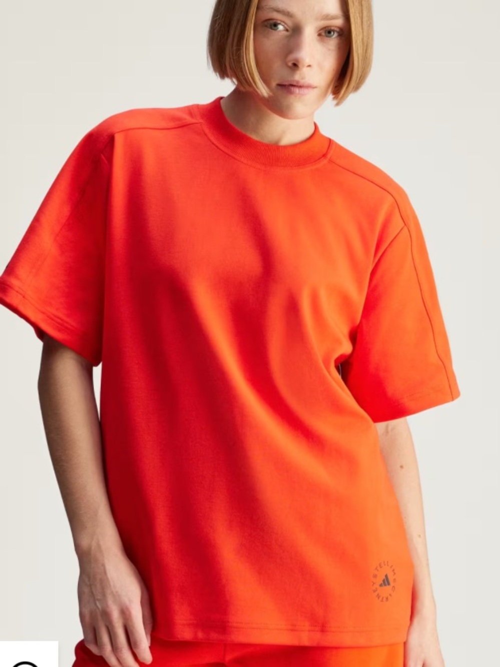 Adidas by Stella McCartney Red Oversized Tshirt XS